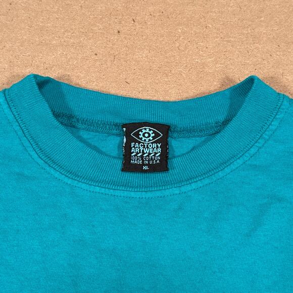 Vintage 90s C-17 Globemaster III Airplane T-Shirt XL USAF Factory Artwear USA #2 - Picture 3 of 6